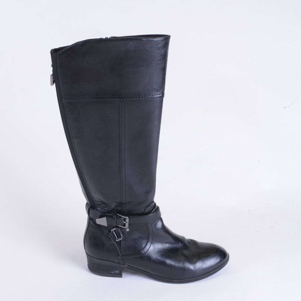 Gorgeous COACH AND FOUR black-knee high leather riding boots in EUC!
